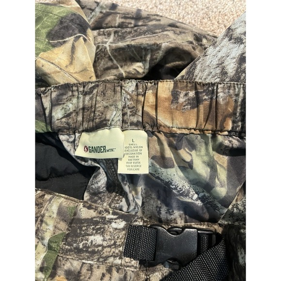 Gander Mountain Guide Series Camo Cargo Convertible Pants L Scent Shield Hunting - Picture 6 of 7